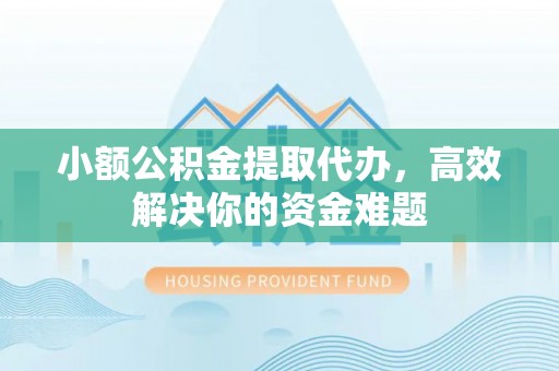 雨花小额公积金提取代办，高效解决你的资金难题