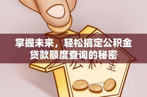 雨花掌握未来，轻松搞定公积金贷款额度查询的秘密