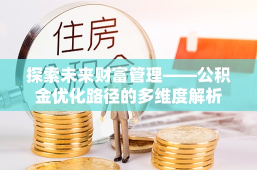 雨花探索未来财富管理——公积金优化路径的多维度解析